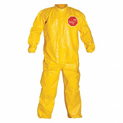 Collared Coverall Elastic Yellow M PK4 MPN:QC125TYLMD000400