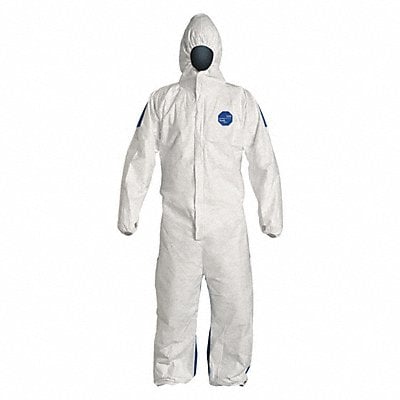 G7262 Hooded Coveralls Blue/White 2XL PK25 MPN:TD127SWB2X0025CM