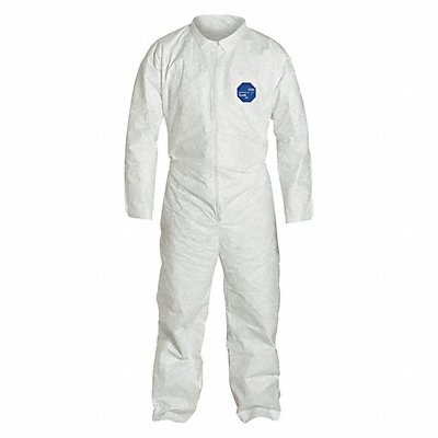 D2193 Collared Coveralls Whte 4XL Straight PK6 MPN:TY120SWH4X0006G1