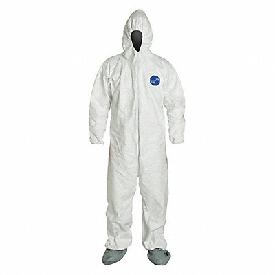 D2237 Hooded Coveralls White 2XL Elastic PK25 MPN:TY122SWH2X002500