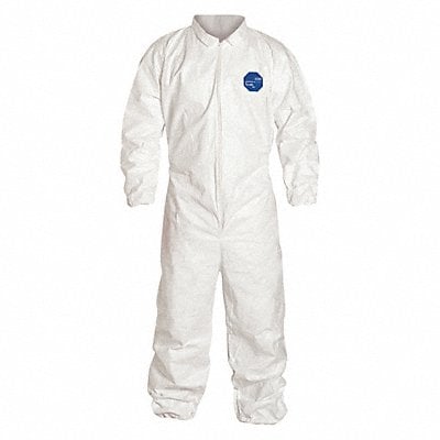 D2233 Collared Coveralls Whte 4XL Elastic PK25 MPN:TY125SWH4X002500