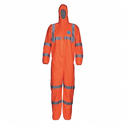 Hooded Coveralls Orange S Elastic PK25 MPN:TY127SHVSM0025XC