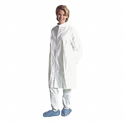 D1431 Cleanroom Coat White Snaps L PK30 MPN:IC263SWHLG00300B