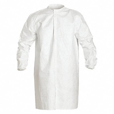 Disposable Frock White Snaps M PK30 MPN:IC270BWHMD003000