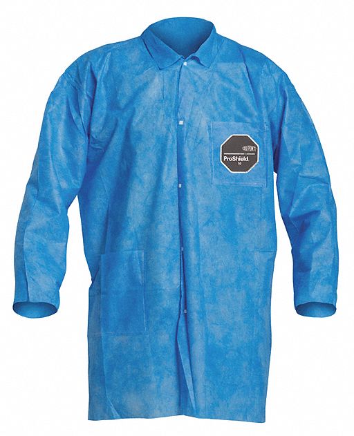 J7267 Lab Coat Blue Snaps 2XL PK30 MPN:PB212SBU2X003000