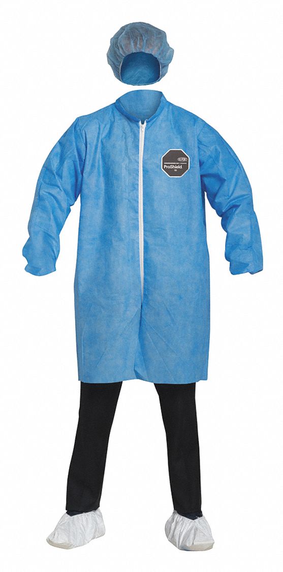 K7318 Lab Coat Blue Snaps 3XL PK30 MPN:PB219SBU3X003000