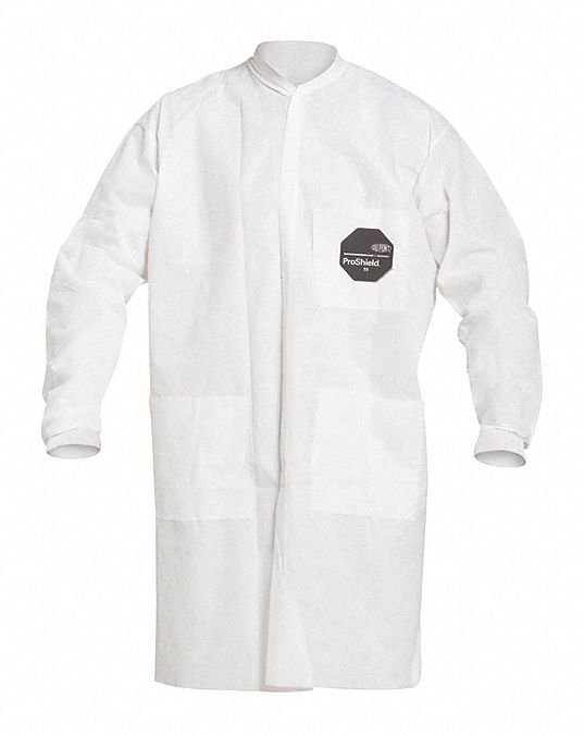 K7318 Lab Coat White Snaps 4XL PK30 MPN:PB219SWH4X003000