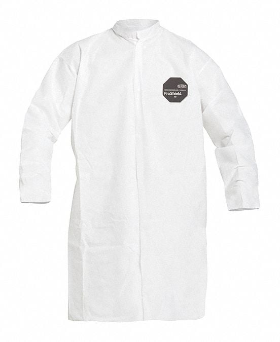 K7319 Lab Coat White Snaps L PK30 MPN:PB267SWHLG003000