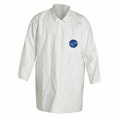 Disposable Lab Coat M White PK30 MPN:TY212SWHMD0030NF