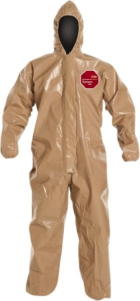 Disposable Coveralls: Size 2X-Large, 4.4 oz, Storm Flap Closure MPN:C3127TTN2X00060