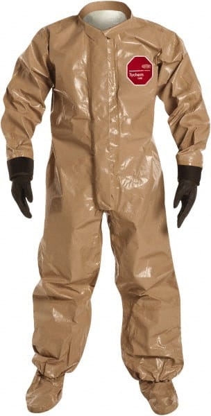 Non-Disposable Rain & Chemical-Resistant Coverall: Tan, Hazmat MPN:C3184TTN2X00060