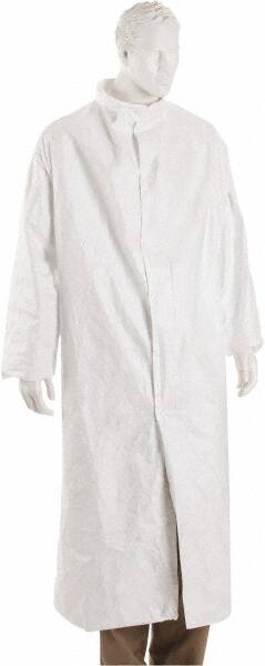 Lab Coat: Size 3X-Large, Tyvek MPN:IC262SWH3X00300