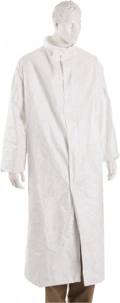 Lab Coat: Size Medium, Tyvek MPN:IC263SWHMD00300