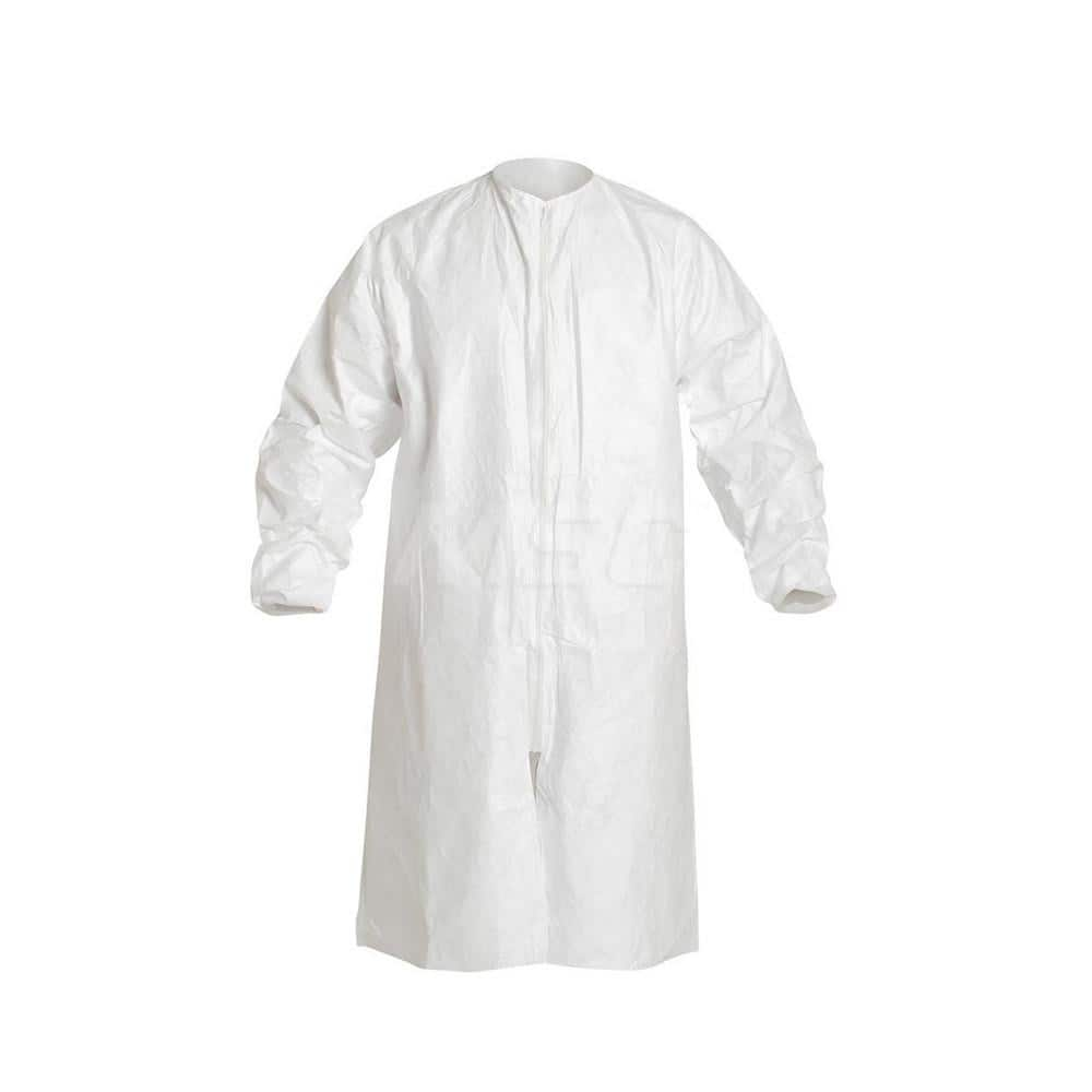 Disposable Coveralls: Size 3X-Large,Zipper Closure MPN:IC264SWH3X00300