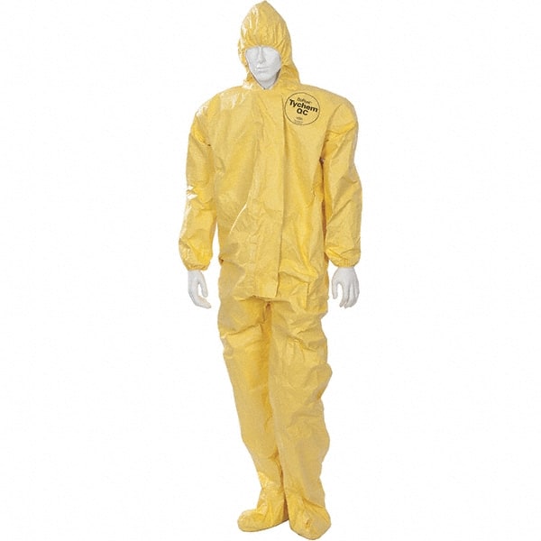 Disposable Coveralls: Size Large, 2.5 oz, Zipper Closure MPN:QC122TYLLG00040