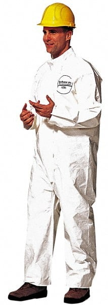 Disposable Coveralls: Size 2X-Large, 3.6 oz, Saranex, Zipper Closure MPN:SL120BWH2X00120