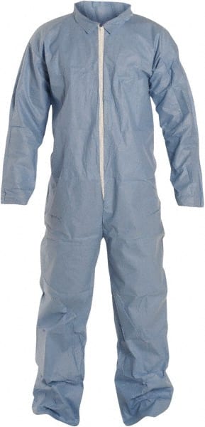 Disposable Coveralls: Flame-Resistant, Size 4X-Large, 2.4 oz, FR Disposable, Zipper Closure MPN:TM120SBU4X00250