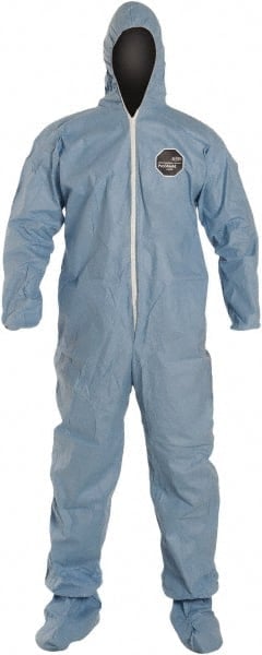 Disposable Coveralls: Flame-Resistant, Size 4X-Large, 2.4 oz, FR Disposable, Zipper Closure MPN:TM122SBU4X00250