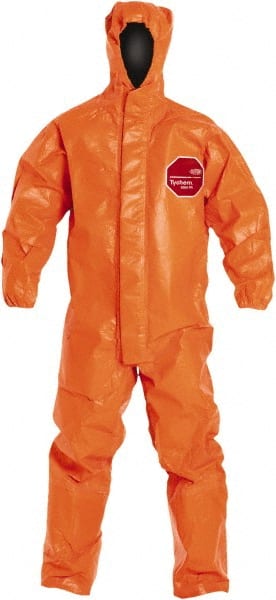 Non-Disposable Rain & Chemical-Resistant Coverall: Orange, Film Laminate MPN:TP198TOR4X0002B