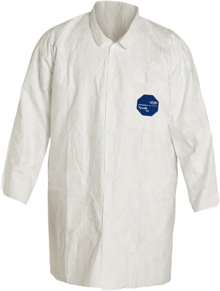 Lab Coat: 1.20 oz Material, Size 2X-Large, Tyvek MPN:TY212SWH2X0030N