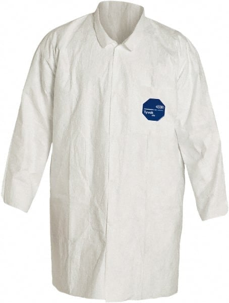 Lab Coat: 1.20 oz Material, Size 3X-Large, Tyvek MPN:TY212SWH3X00300