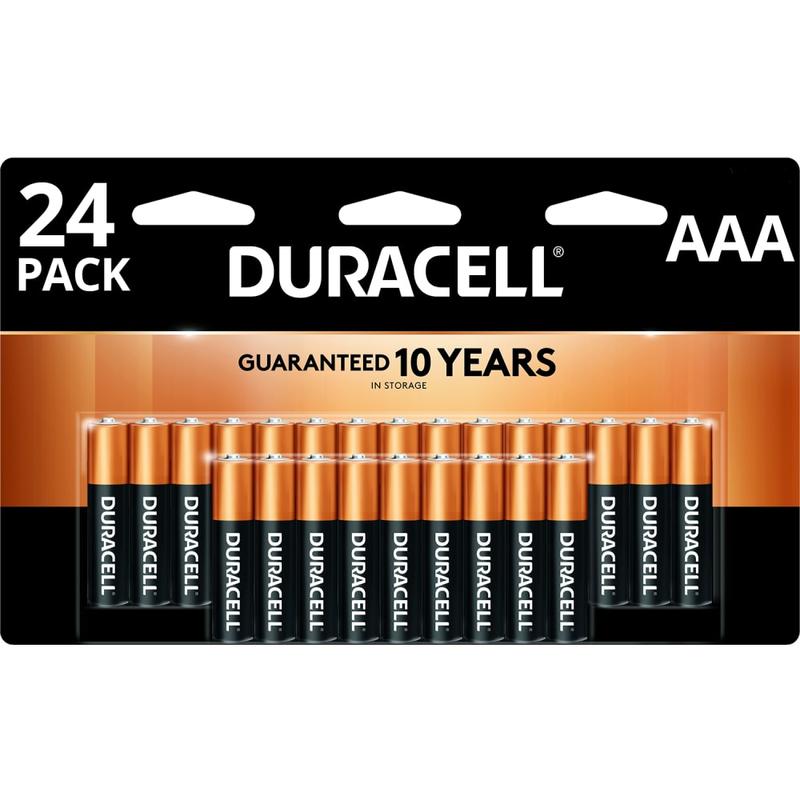 Duracell Coppertop AAA Alkaline Batteries, Pack Of 24 (Min Order Qty 4) MPN:MN2400B40002