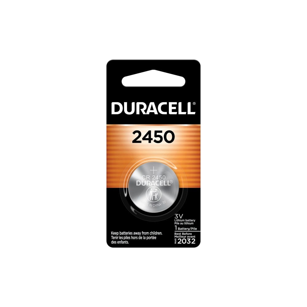 Duracell 2450 3V Lithium Coin Battery, Pack of 1 (Min Order Qty 35) MPN:DL2450BPK