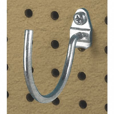 Curved Pgbrd Hook 1 1/2x2.25x3/4in PK10 MPN:75200