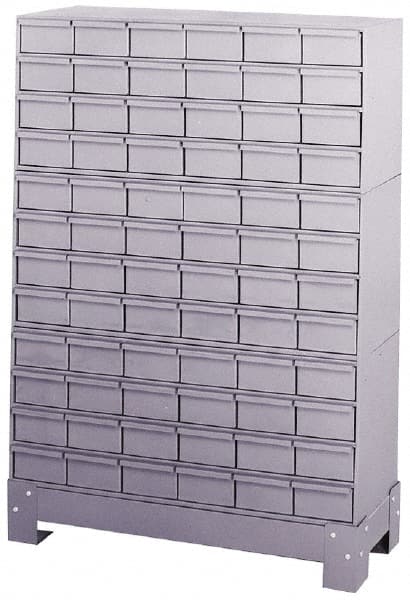 72 Bin Bin Shelving Unit with Drawers MPN:019-95