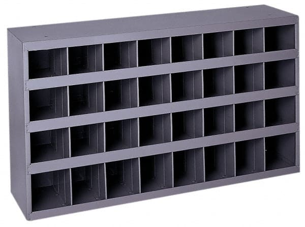 32 Bin Bin Shelving Unit with Openings MPN:344-95-MSC