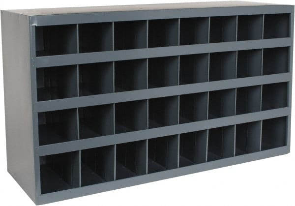 32 Bin Bin Shelving Unit with Openings MPN:357-95-MSC