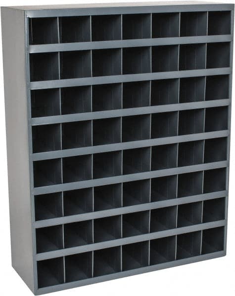 56 Bin Bin Shelving Unit with Openings MPN:361-95-MSC