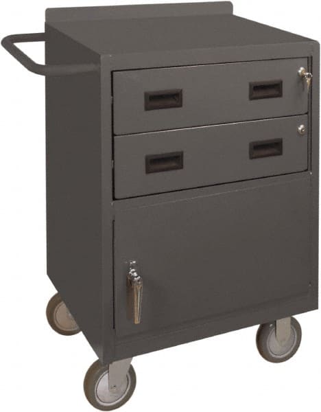 Mobile Utility Cart: Steel, Gray MPN:2201-95