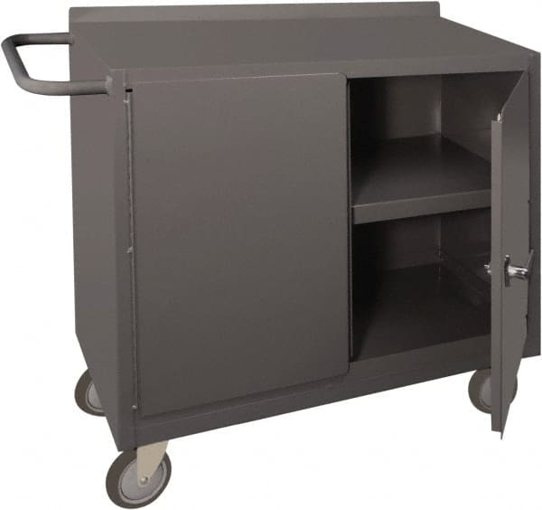 Mobile Utility Cart: Steel, Gray MPN:2210-95