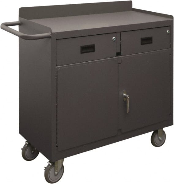 Mobile Utility Cart: Steel, Gray MPN:2213A-LU-95