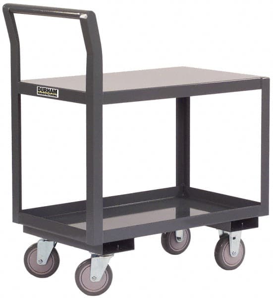 Standard Utility Cart: Steel, Gray MPN:LDO-2436-2-2K-9