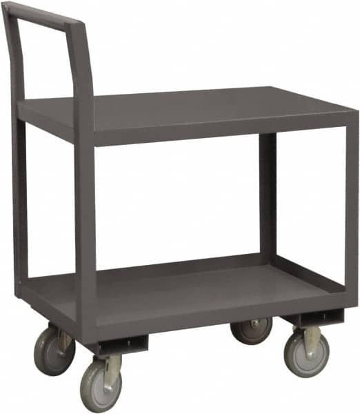 Service Utility Cart: Steel, Gray MPN:LDO-3048-2-95