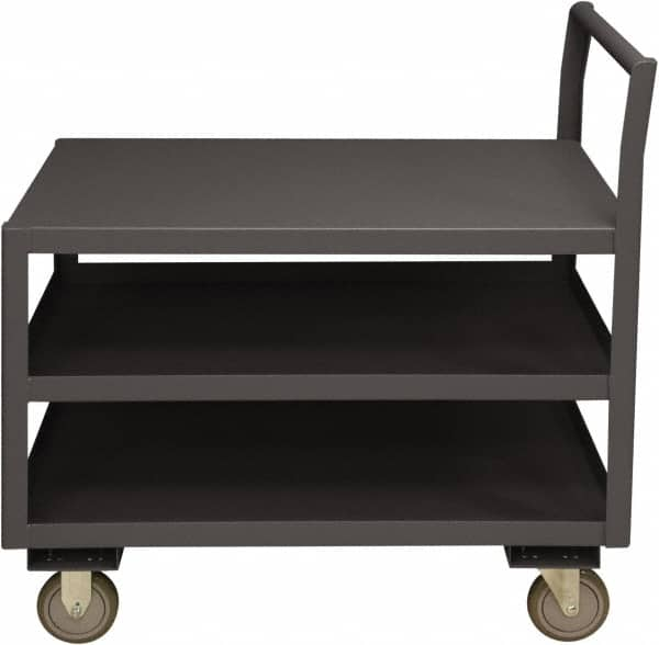 Service Utility Cart: Steel, Gray MPN:LDO-3060-3-95