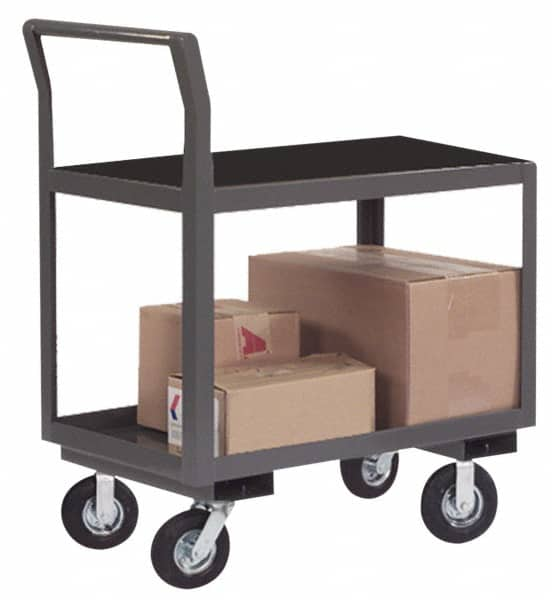 Instrument Utility Cart: Steel, Gray MPN:LIC-2436-2-95