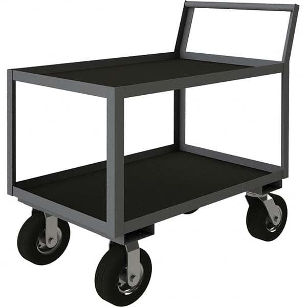 Instrument Utility Cart: Gray MPN:LIC-2436-2-ALU-