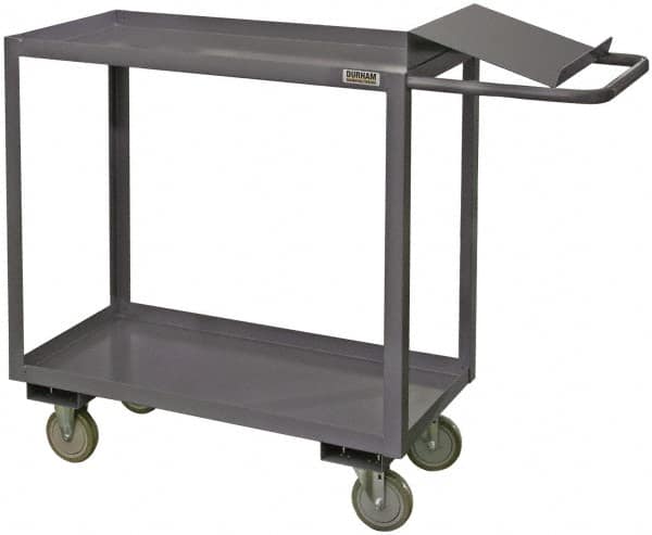 Order Picking Utility Cart: Steel, Gray MPN:OPC-1836-2-95