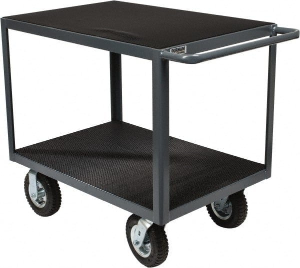 Instrument Utility Cart: Steel, Gray MPN:RIC-2436-2-95