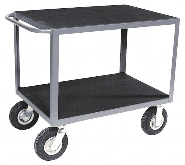 Instrument Utility Cart: Steel, Gray MPN:RIC-2448-2-95