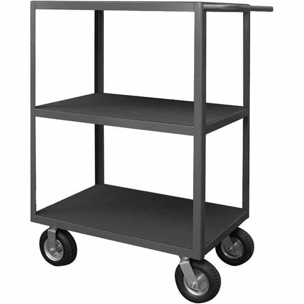 Instrument Utility Cart: Steel, Gray MPN:RIC-244850-3-95