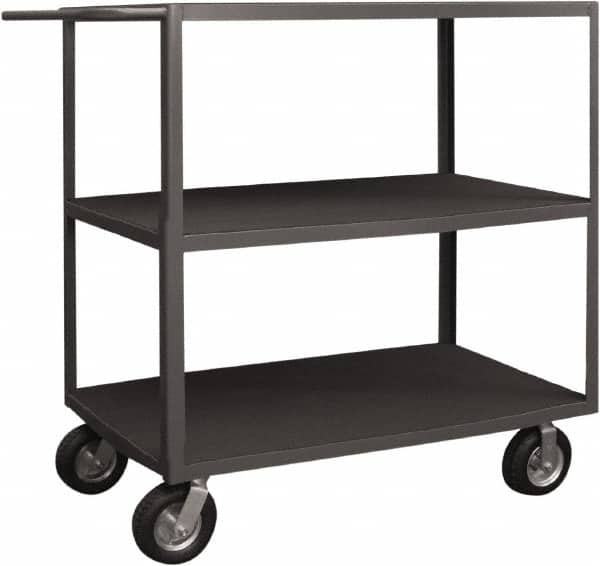 Instrument Utility Cart: Steel, Gray MPN:RIC-306050-3-95