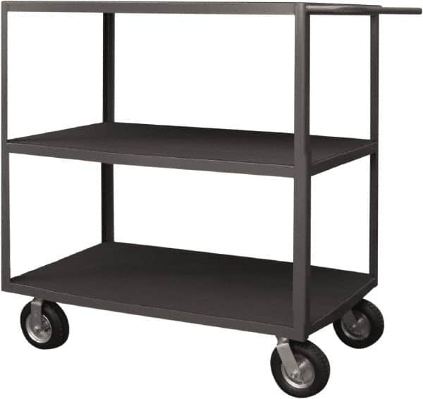 Instrument Utility Cart: Steel, Gray MPN:RIC-367250-3-95