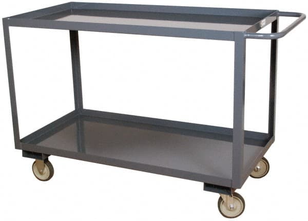 Heavy-Duty Service Utility Cart: Steel, Gray MPN:RSC-1830-2-95