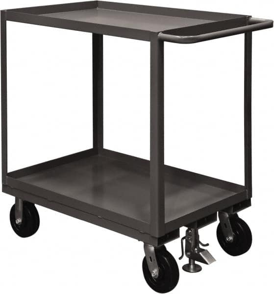 Service Utility Cart: Steel, Gray MPN:RSC-2436-2-2.4K