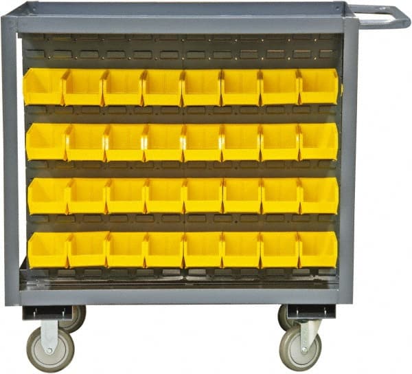 Service Utility Cart: Steel, Gray MPN:RSC-2436-BLP-64