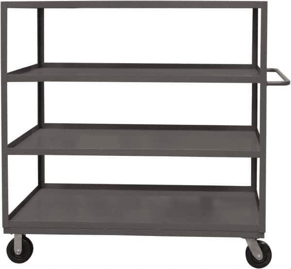 Service Utility Cart: Steel, Gray MPN:RSC-2448-4-3K-9